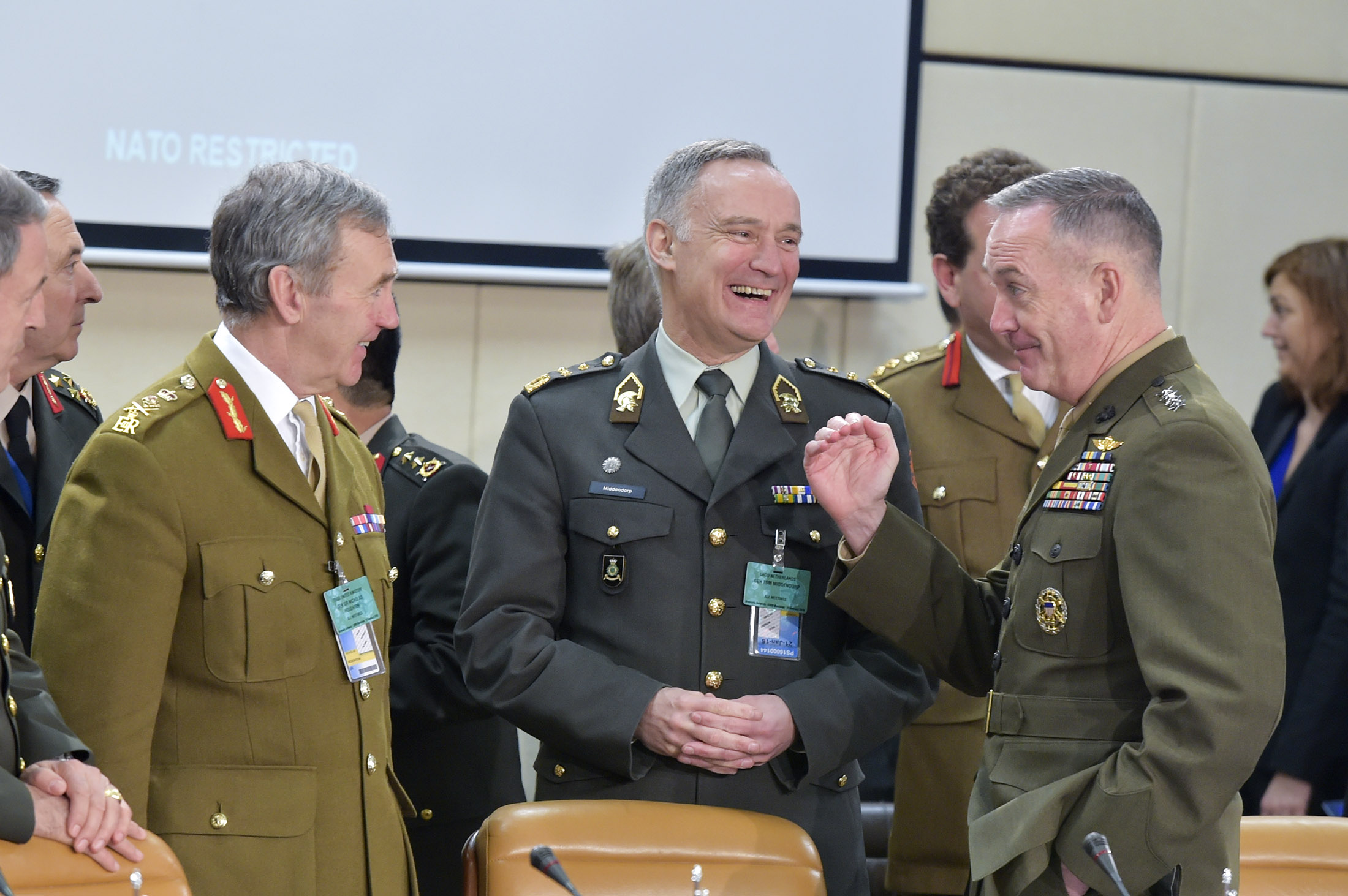 Meetings of the Chiefs of Defence at NATO Headquarters in Brussels- Military Committee in Chiefs of Staff Session