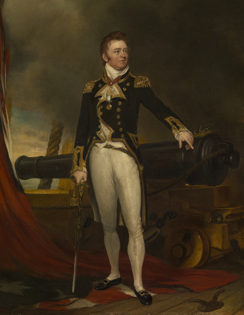 Portrait of Captain Vere De Broke by Samuel Lake BHC2575