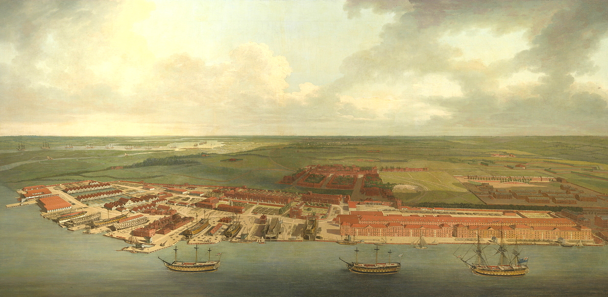 Chatham Dockyard by Farrington BHC1782