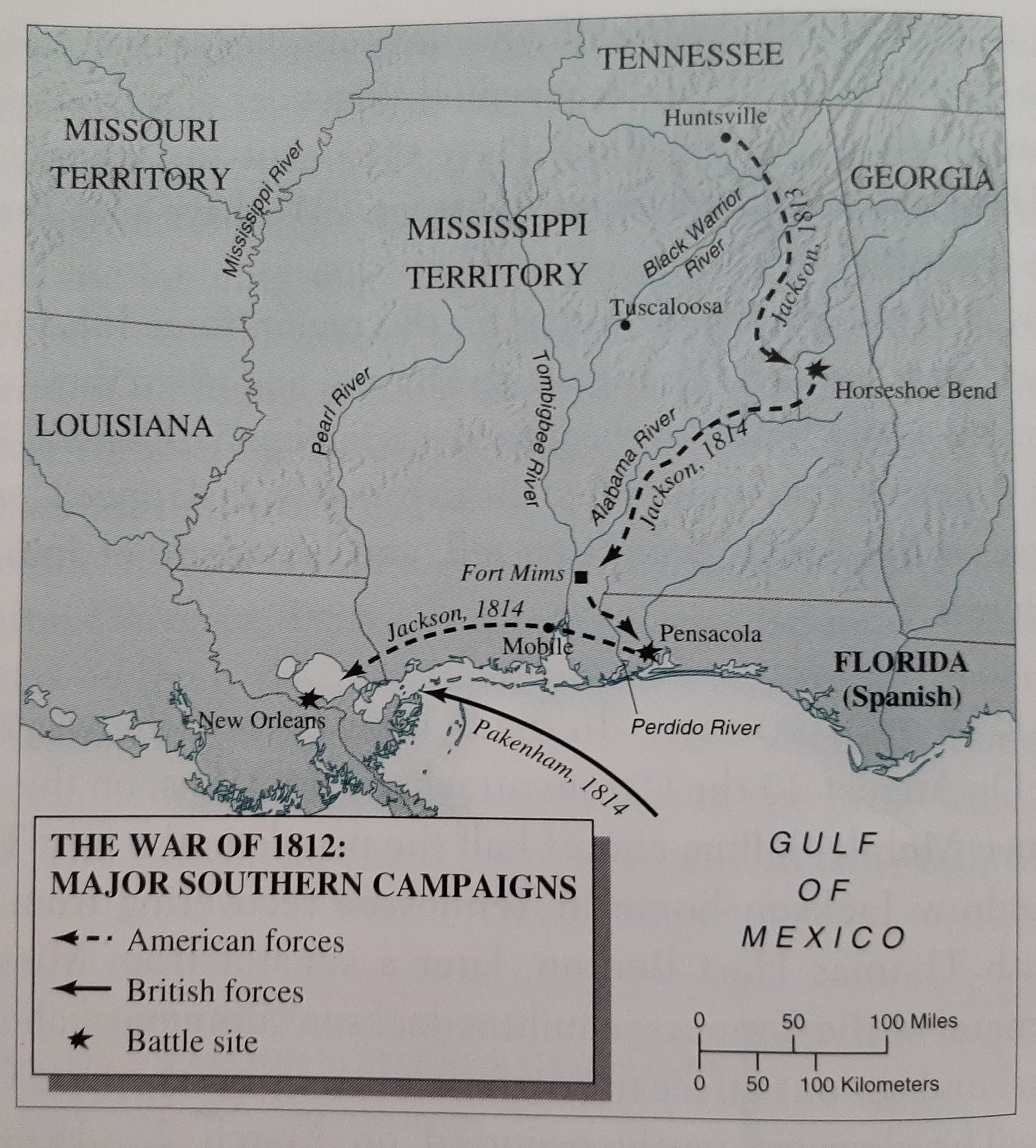 Campaing in the south